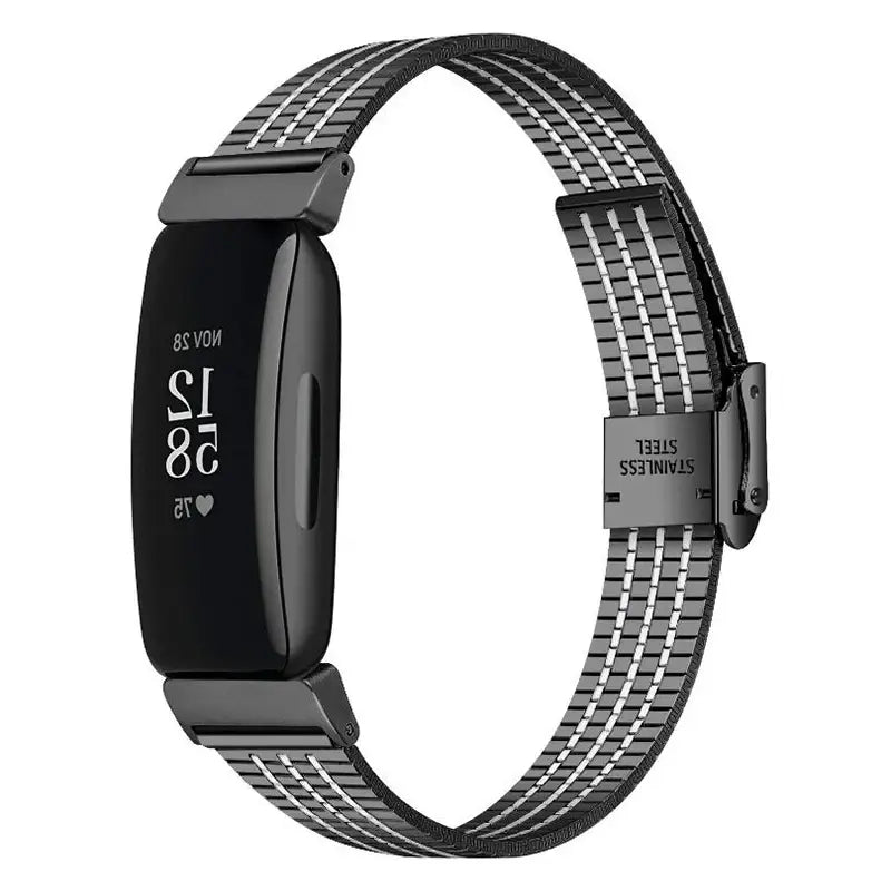 Fitbit Inspire 2, 1  Steel Band - Durable Metal Strap