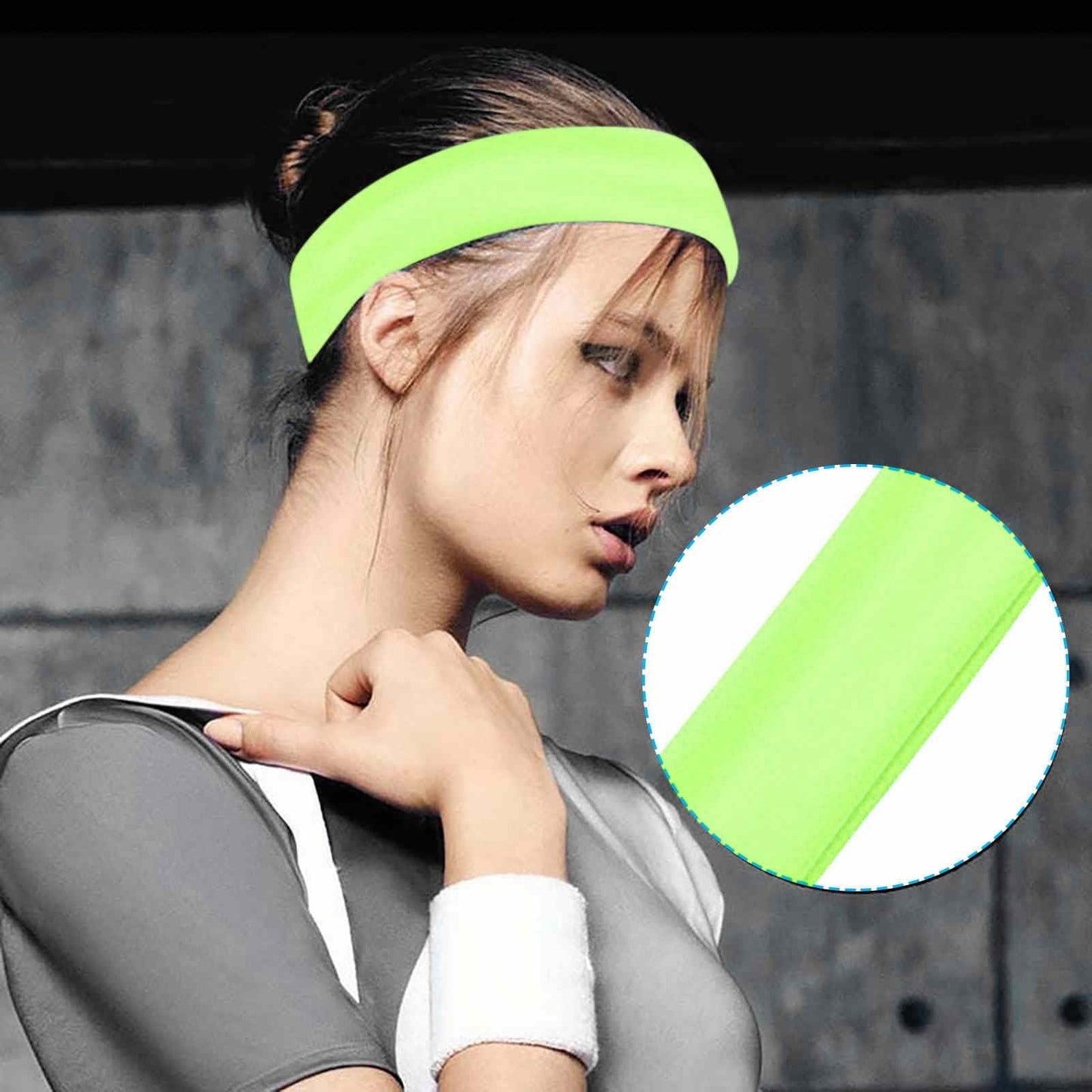 FlexFit Vibe Headband – Unisex Elastic Sports Hair Band for Fitness & Style