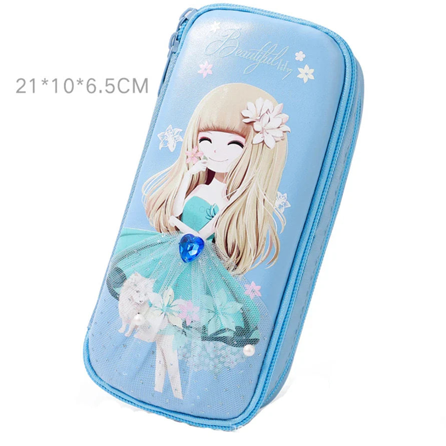 Estuches de lápices de niña kawaii