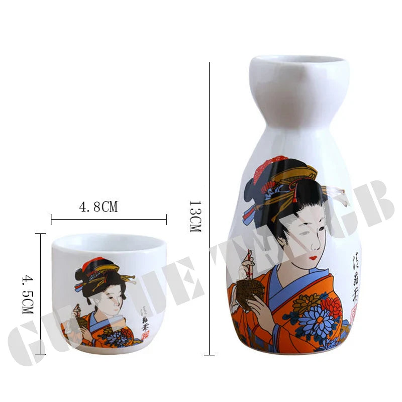 Juego de sake de cerámica