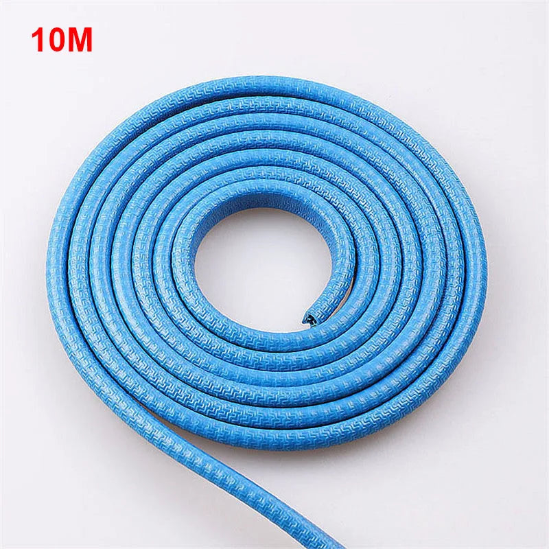 Car Door Protector Edge Scratch Strip Guard Trim Automobile Door Noise reduction Anti Collision Protection With Steel Carstyling