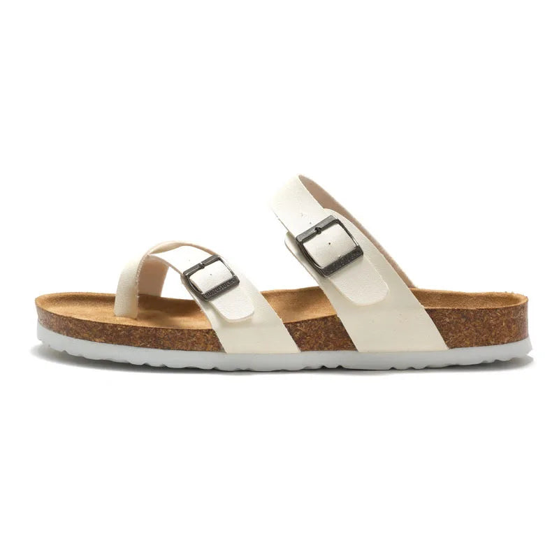 Nuevas zapatillas de corcho para hombre de verano, sandalias de moda para hombre para exteriores