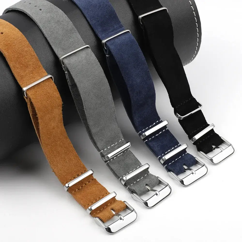 Samsung Galaxy Watch 7, 6, 5, 4 & FE Suede Pass-Through Strap