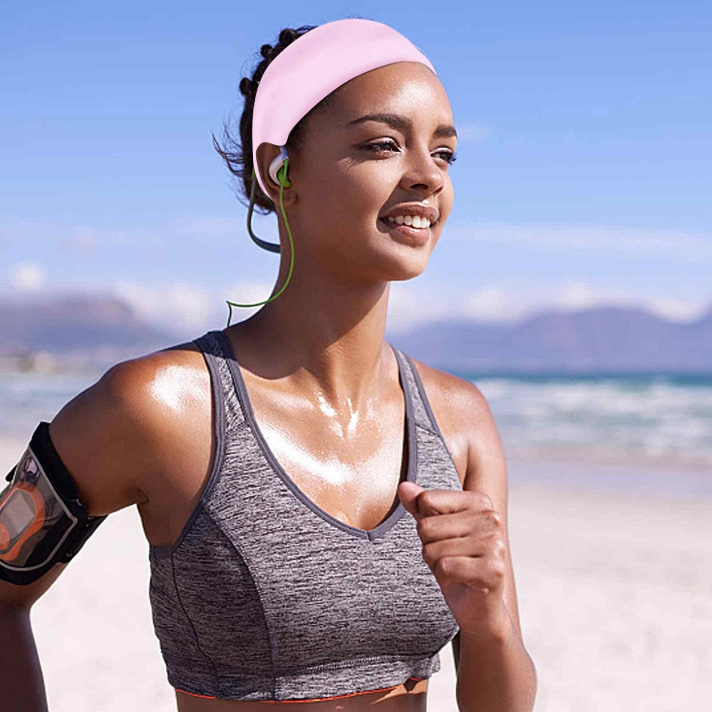 FlexFit Vibe Headband – Unisex Elastic Sports Hair Band for Fitness & Style