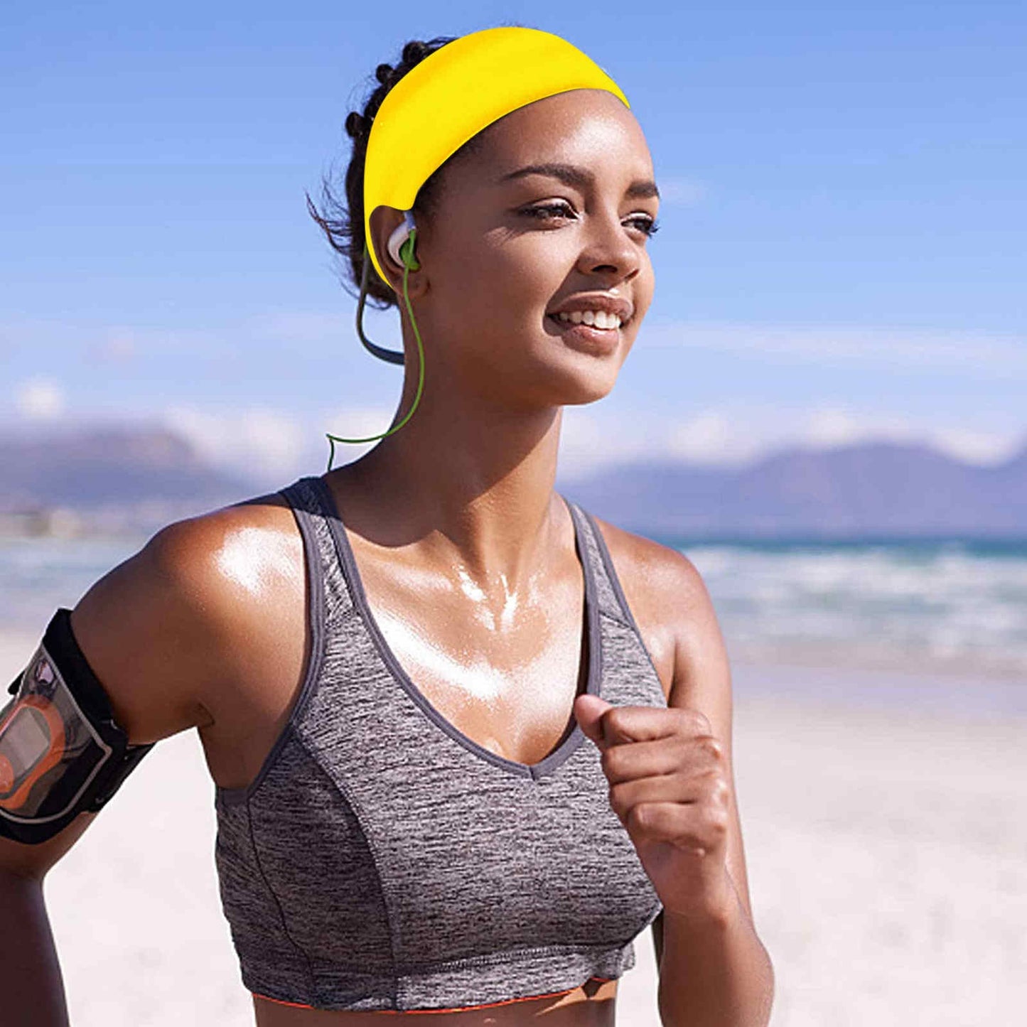 FlexFit Vibe Headband – Unisex Elastic Sports Hair Band for Fitness & Style