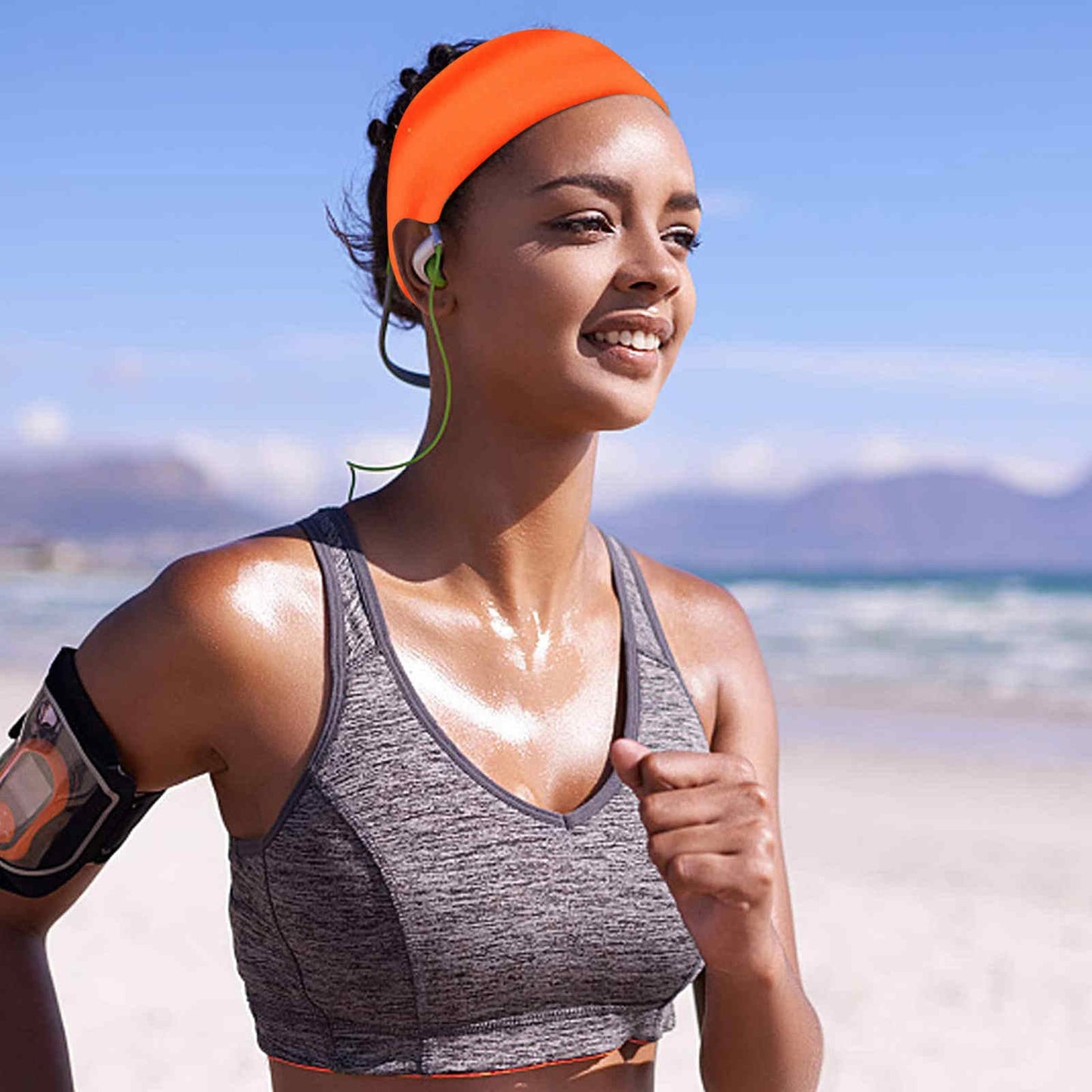 FlexFit Vibe Headband – Unisex Elastic Sports Hair Band for Fitness & Style