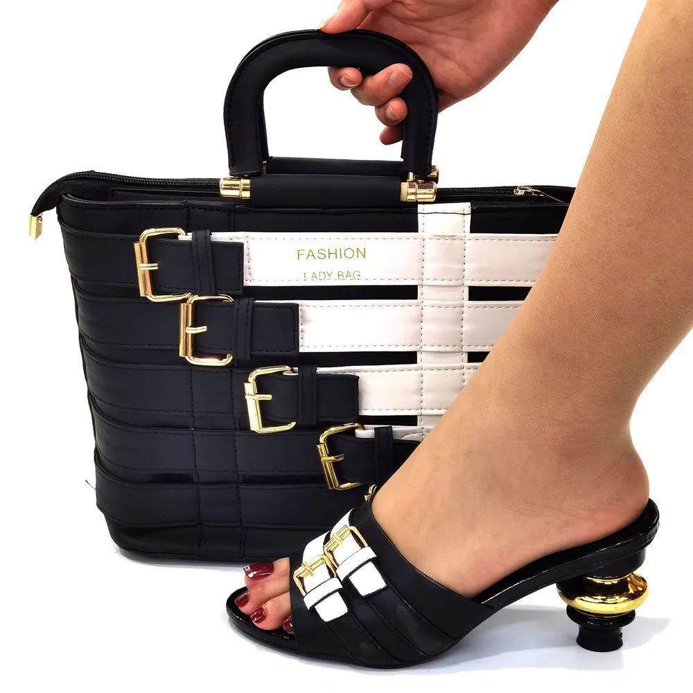 Zapatos y bolsos italianos a juego HOP1-25