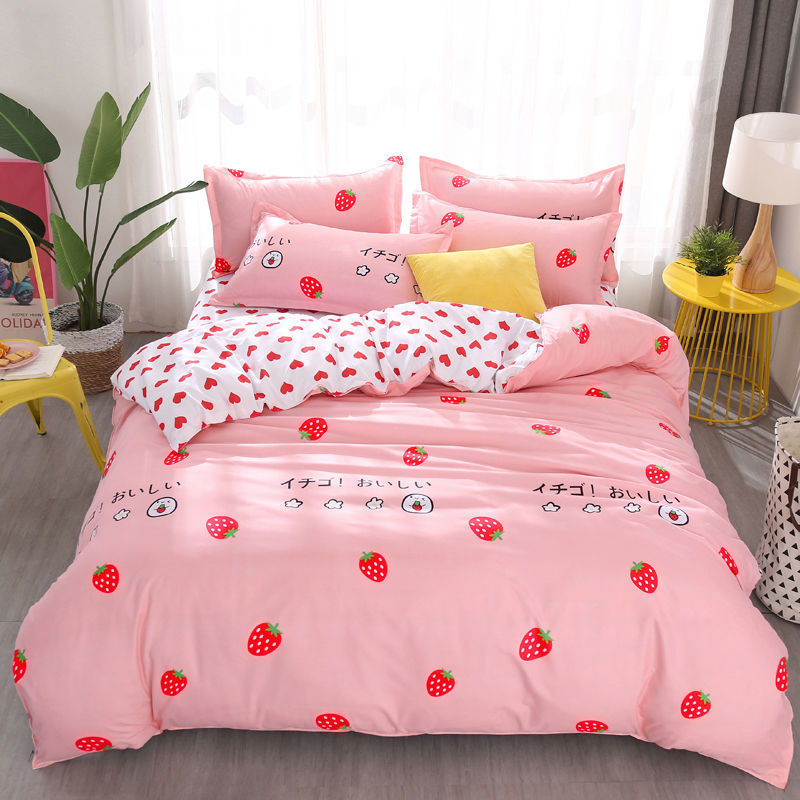 Sábanas con estampado de fresas