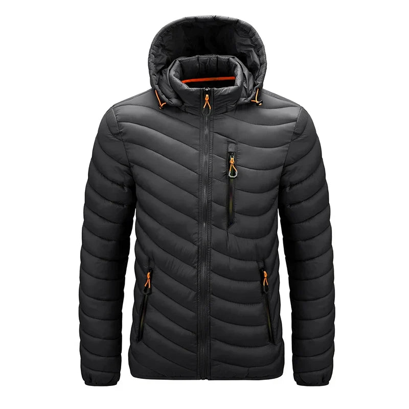 Warm Winter Jacket Men Windbreaker 2026 New Spring Hooded Soft Parkas Men's Fashion Casual High Quality Puffer Jacket Coat Male