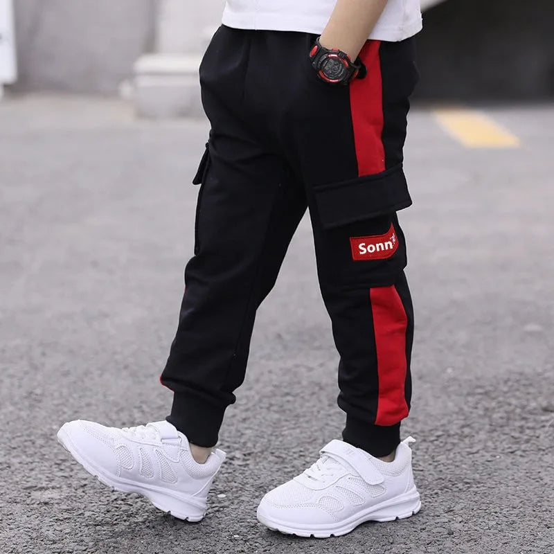 Stylish Kids' Cargo Pants for Spring & Autumn