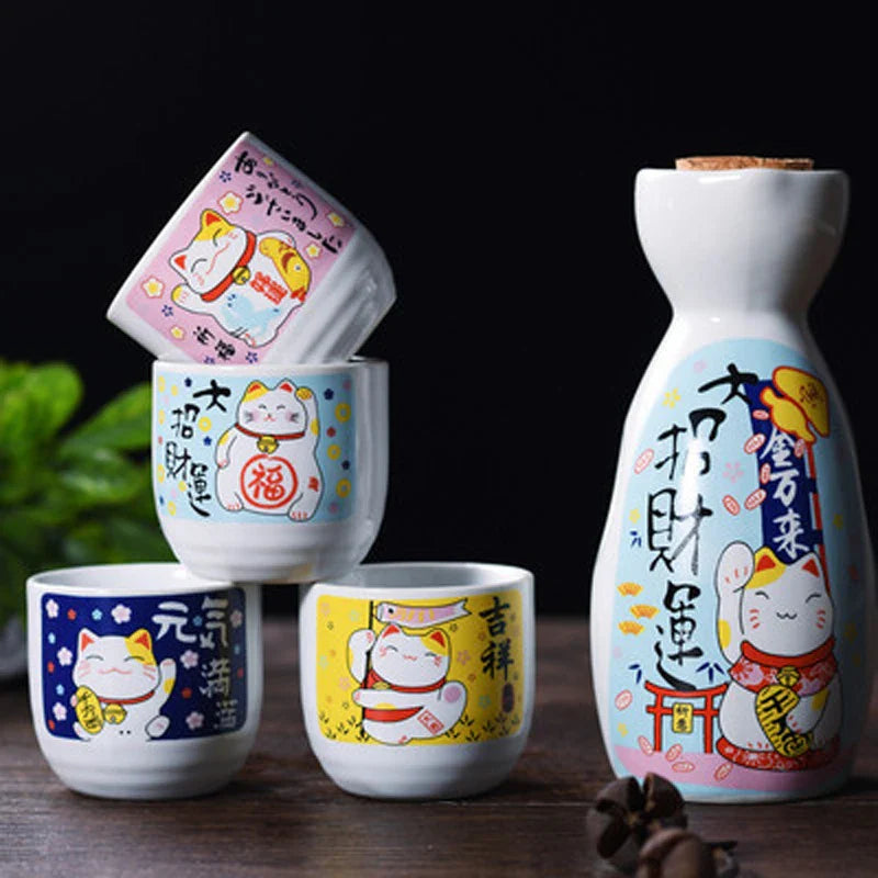 Juego de sake de cerámica