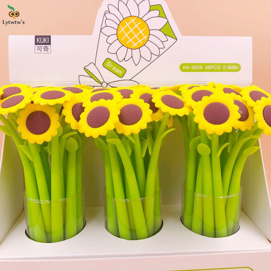 Bolígrafos de gel de girasol