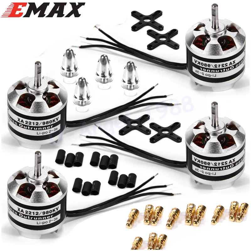 Emax XA2212 820KV 980KV 1400KV 3S Brushless Motor for Mini 250 280 FPV Quadcopter Quadcopter
