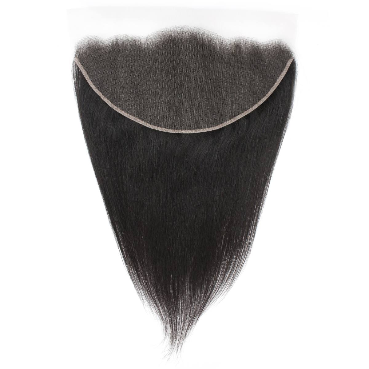 Frontal de Cabello Humano Liso HD Lace de 13x6