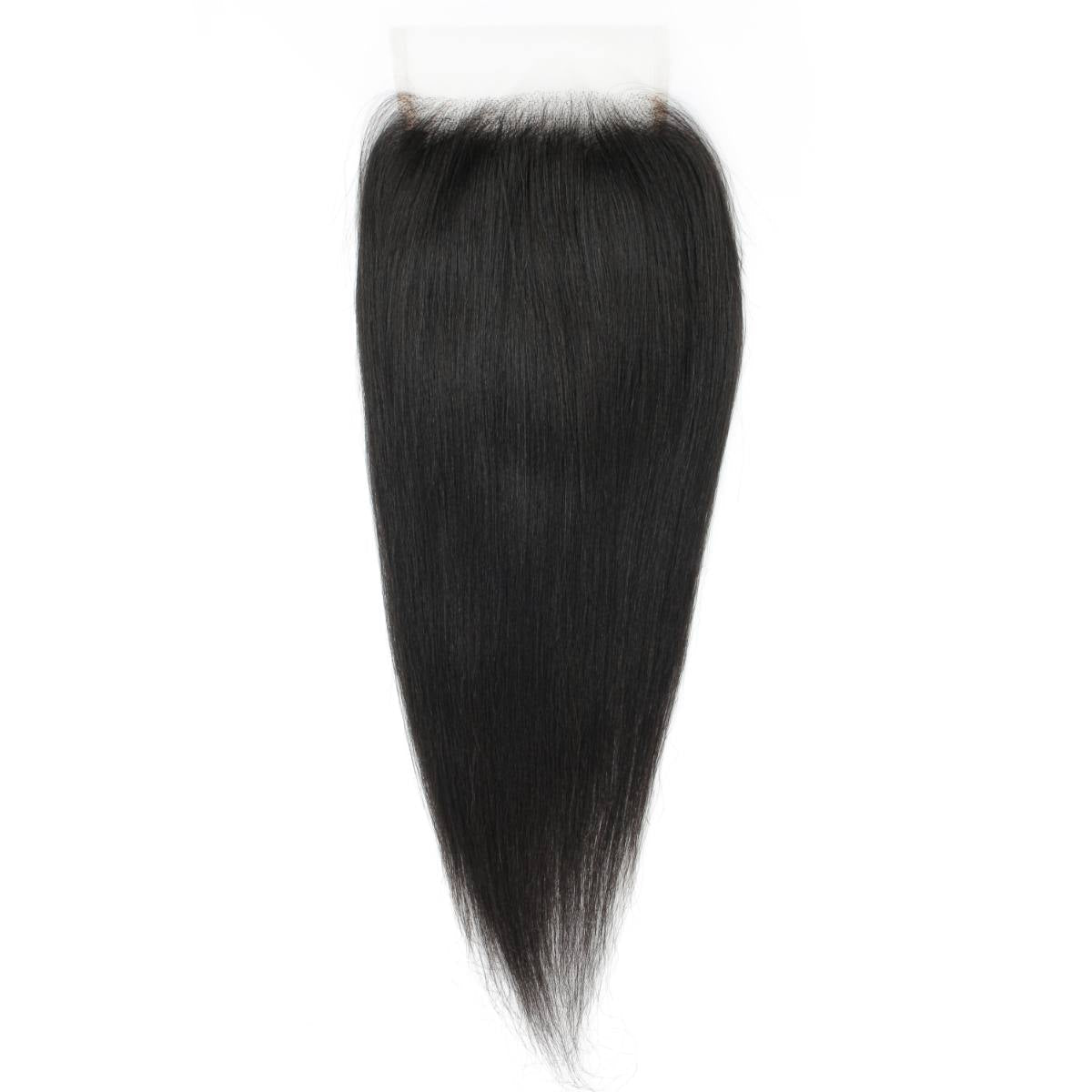 Cierre de cabello humano Yaki Liso 5x5 HD Lace