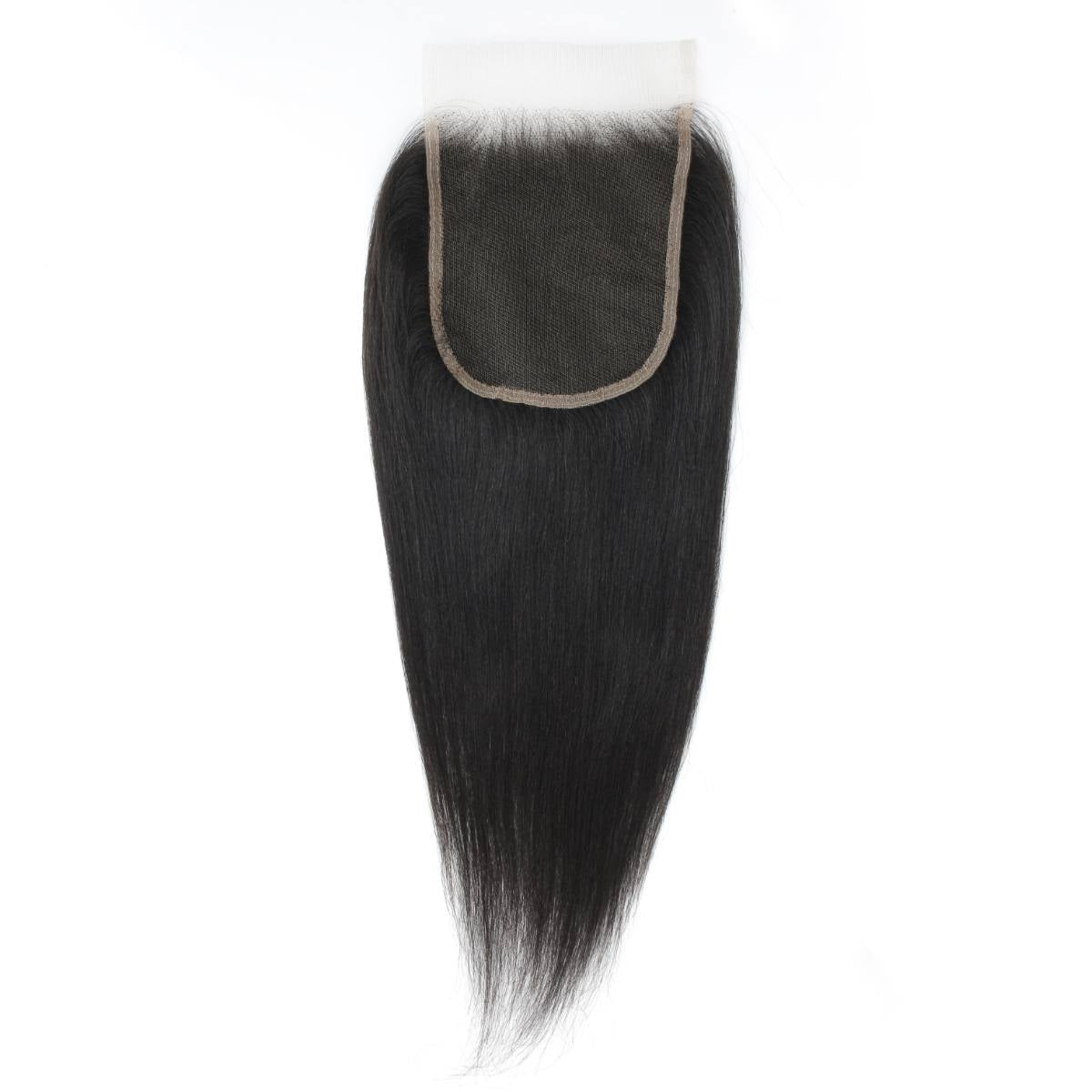 Cierre de cabello humano Yaki Liso 5x5 HD Lace