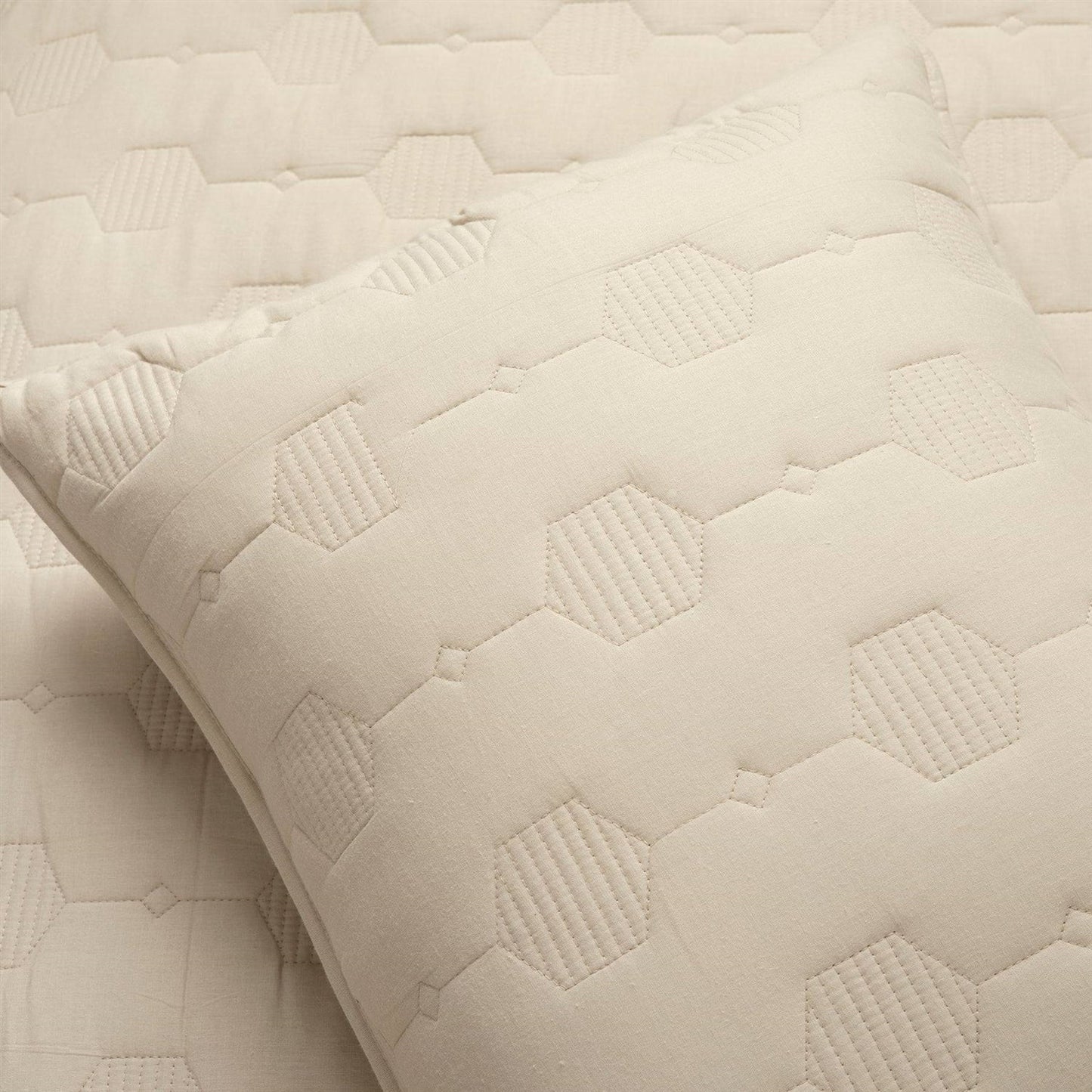Juego de colcha ligero de 3 piezas de algodón texturizado beige tamaño Full/Queen