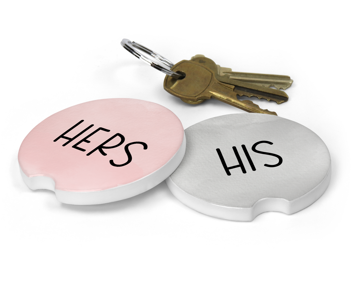 His & hers Car Coasters