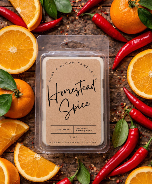 Barra de cera especiada Homestead 3 oz
