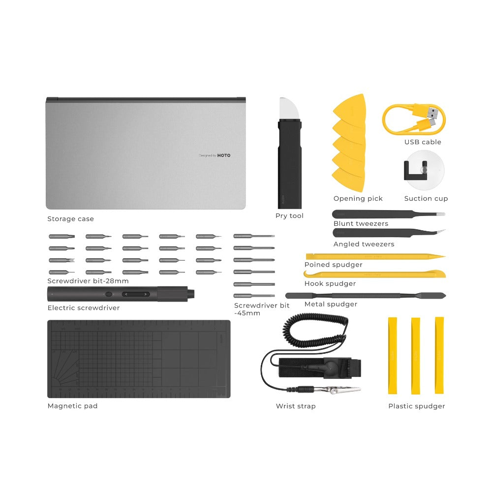 Kit de destornillador eléctrico de precisión Pro