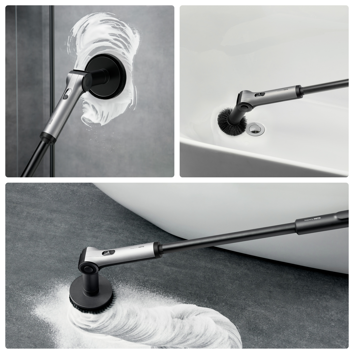 HOTO Flexi™ Cepillo Giratorio Inalámbrico
