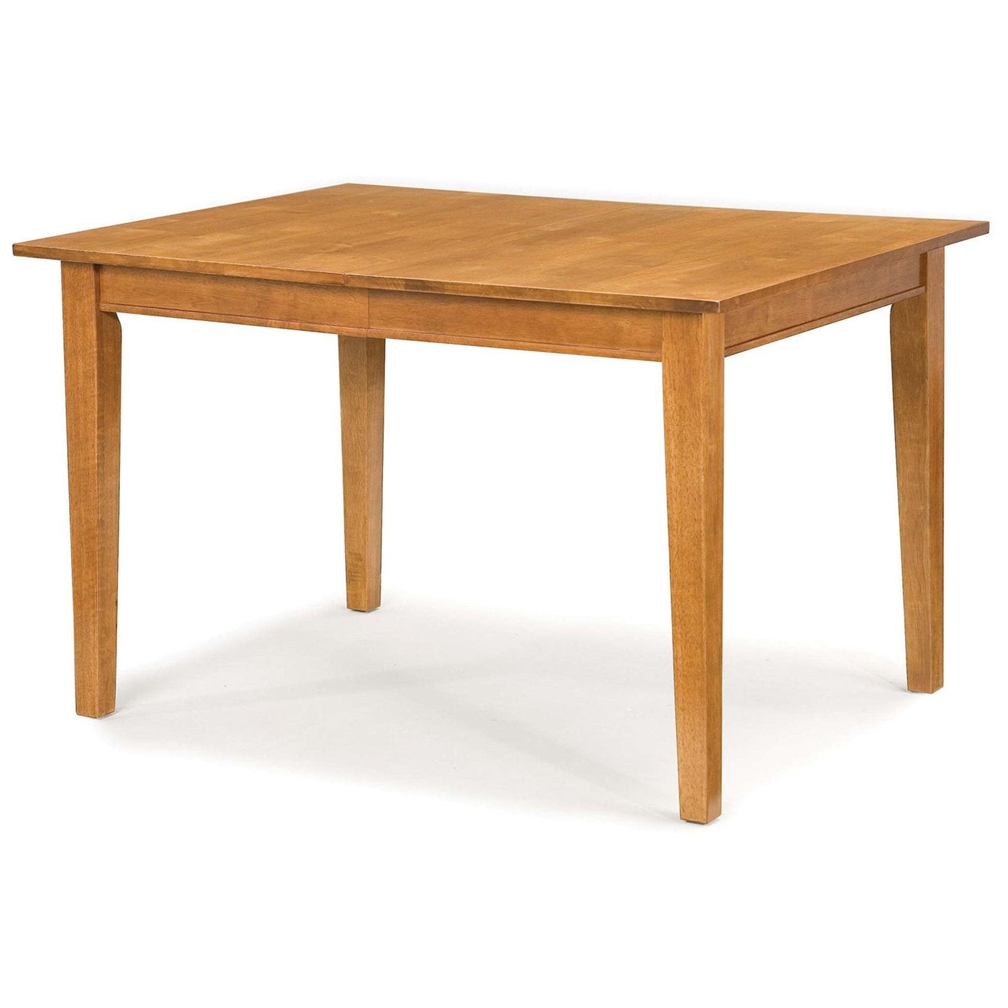 Mesa de comedor extensible que ahorra espacio con acabado roble cottage