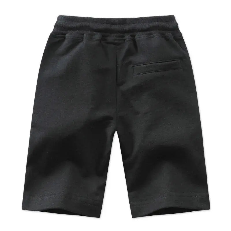 Boys Comfortable Knit Shorts with Zipper Pockets