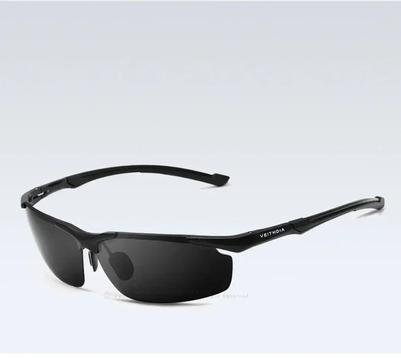 VEITHDIA Brand Designer Men's Sunglasses Aluminum Magnesium Polarized UV400 Sun Glasses Cycling Sports Male Outdoor Eyewear 6592