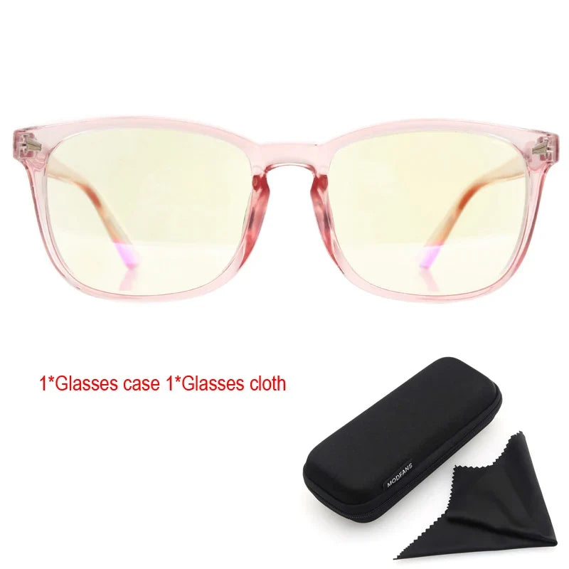 Blue Light Blocking Reading Glasses Women Stylish Square Readers Men UV Protection Magnifying Glasses Anti Glare 0 Degree