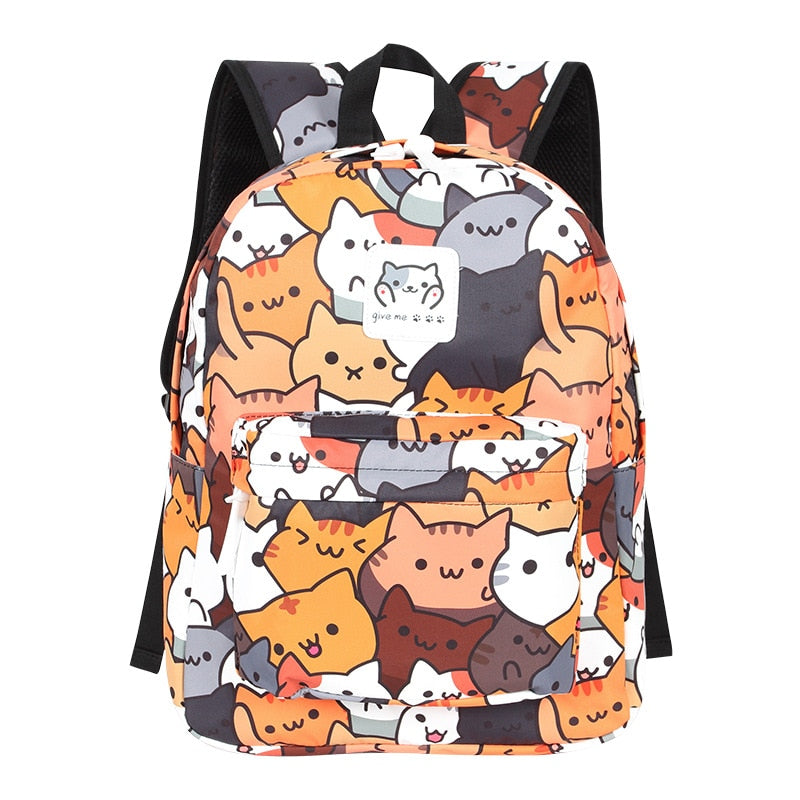 Mochila Neko Print