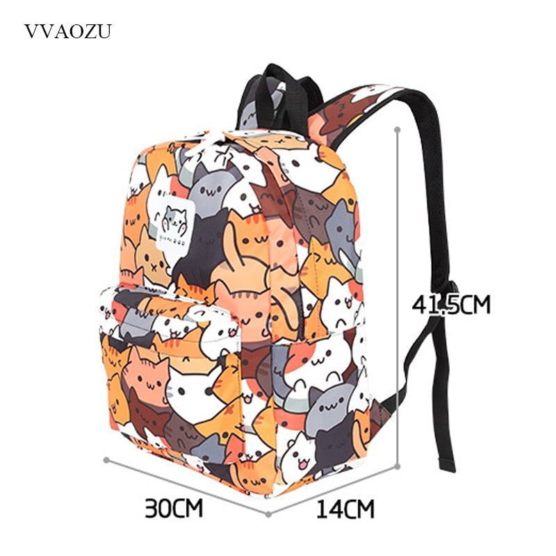 Mochila Neko Print