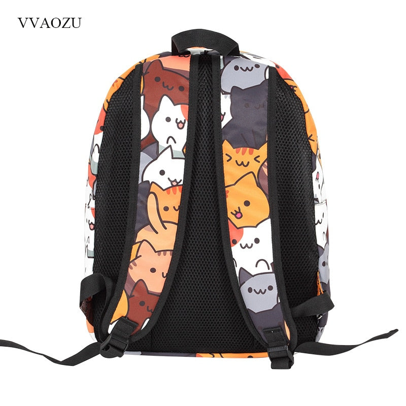 Mochila Neko Print