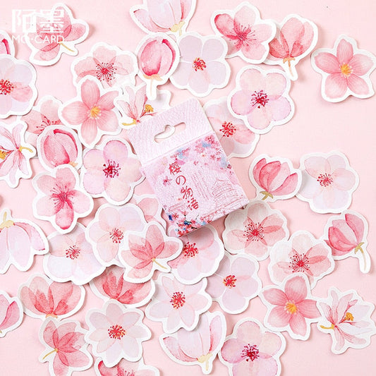 Pegatinas de flor de cerezo
