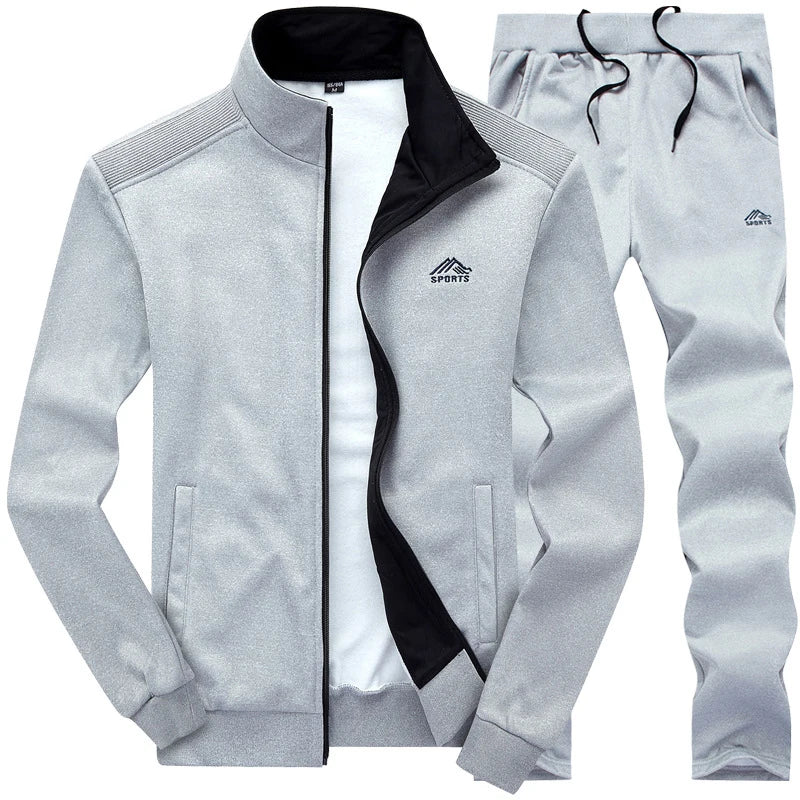 Perfect for Spring Autumn Men's 2 Piece Set