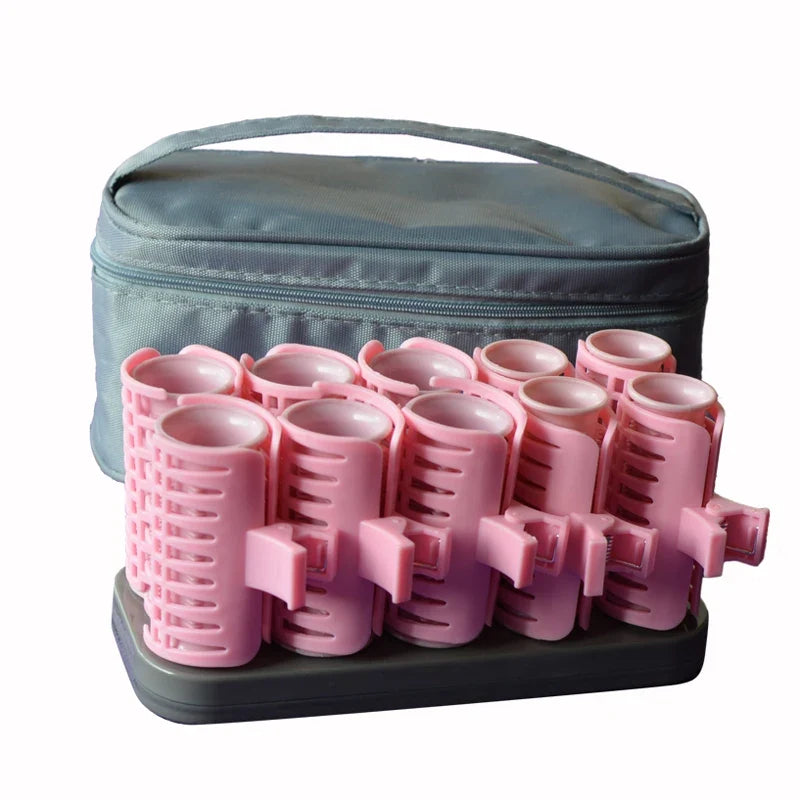 10pcs/set Electric Heated Roller Extra Thick Hair Curler Ceramic
