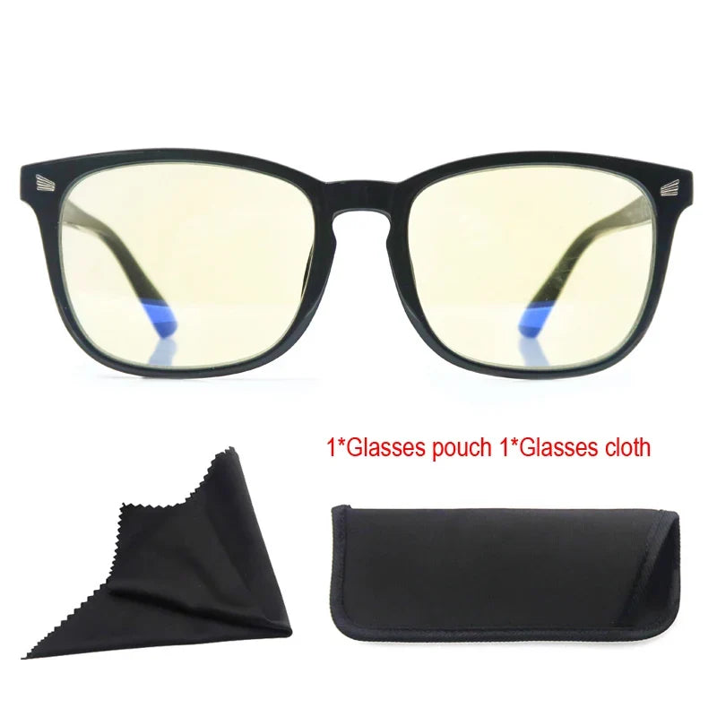 Blue Light Blocking Reading Glasses Women Stylish Square Readers Men UV Protection Magnifying Glasses Anti Glare 0 Degree