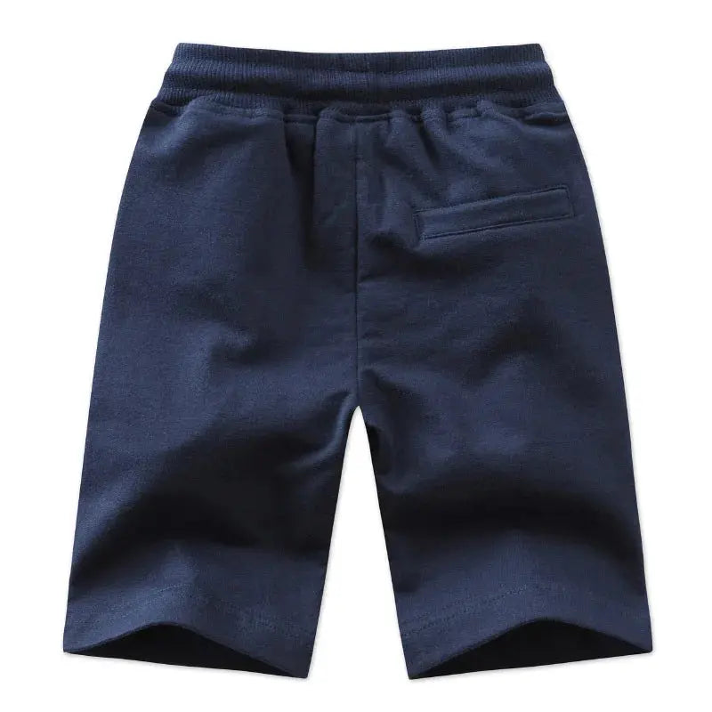 Boys Comfortable Knit Shorts with Zipper Pockets