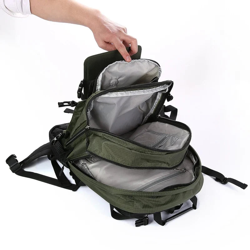 Solar Backpack for Men and Women, Polyester Travel Shoulder Bag, Cell Phone Charger' Solar Bag, Sunpower Laptop Bag, 35L