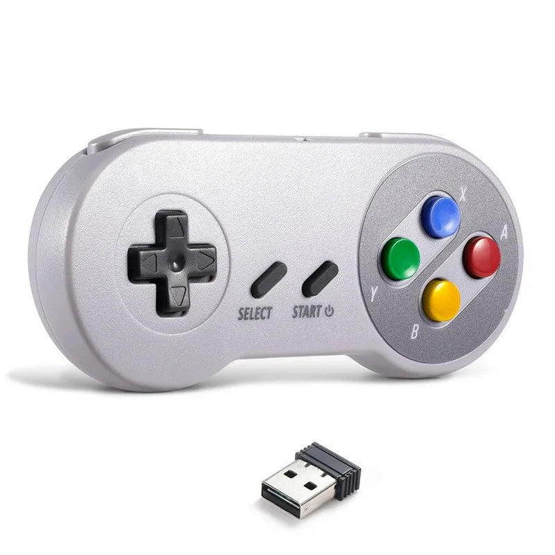 Wireless Gamepad 2.4GHz remote controller USB joystick Console for SNES/NES Games for Windows 10/8/7 PC Raspberry Pi3