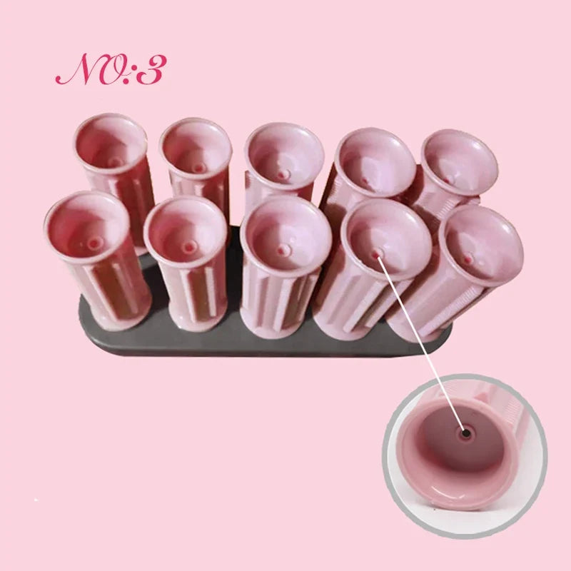 10pcs/set Electric Heated Roller Extra Thick Hair Curler Ceramic