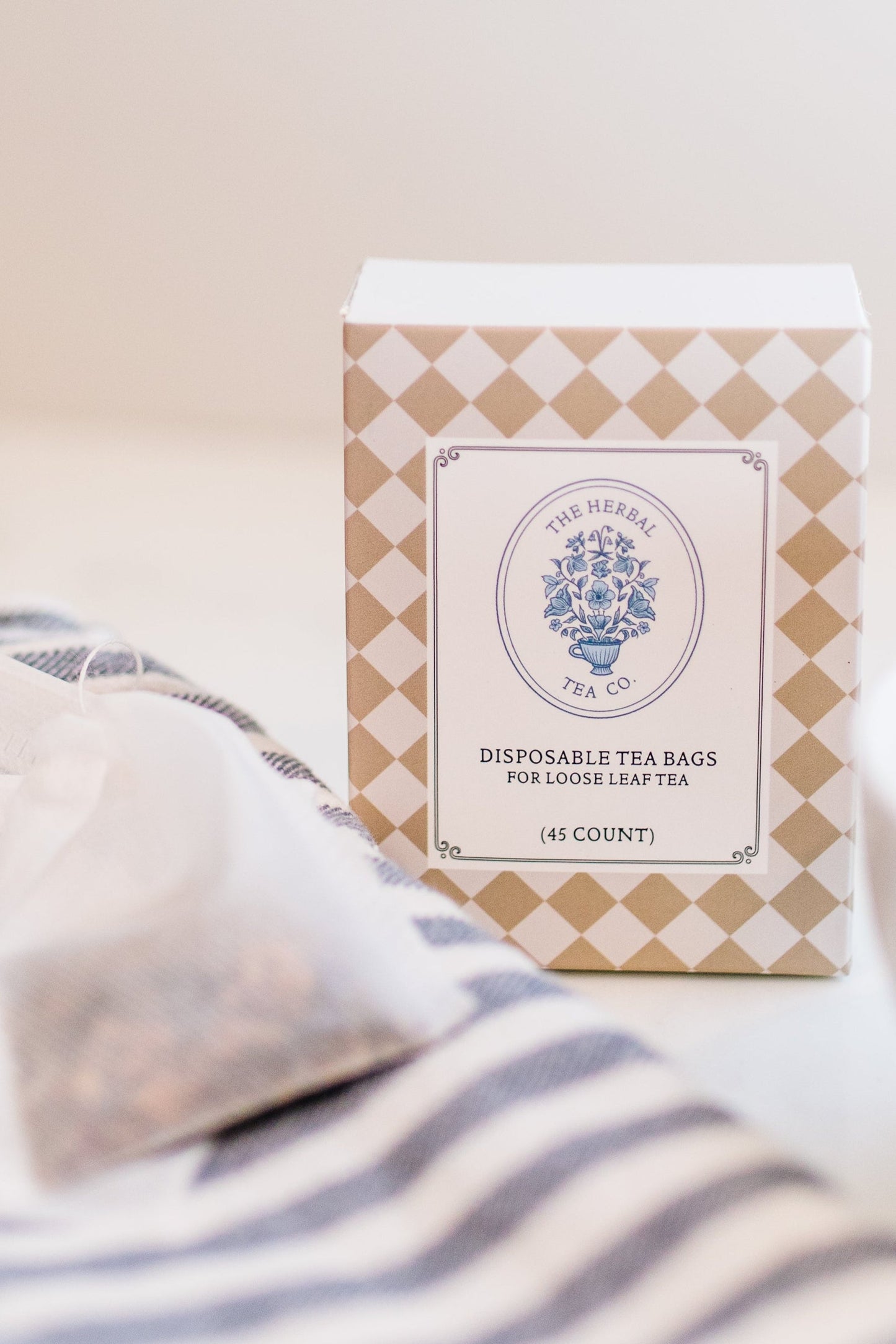 Bolsas de té desechables - 45 unidades