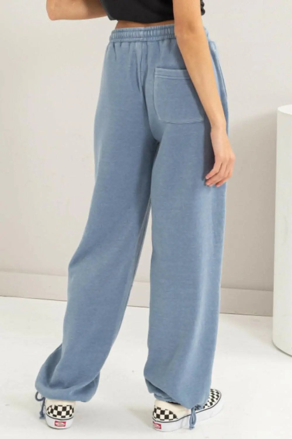 Trendsi HYFVE Stitched Design Drawstring Sweatpants