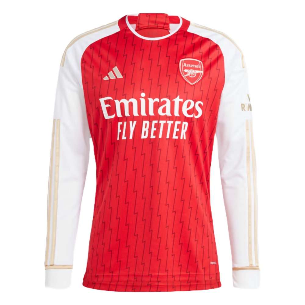 adidas ARSENAL 23/24 Camiseta de local de manga larga - Rojo Blanco