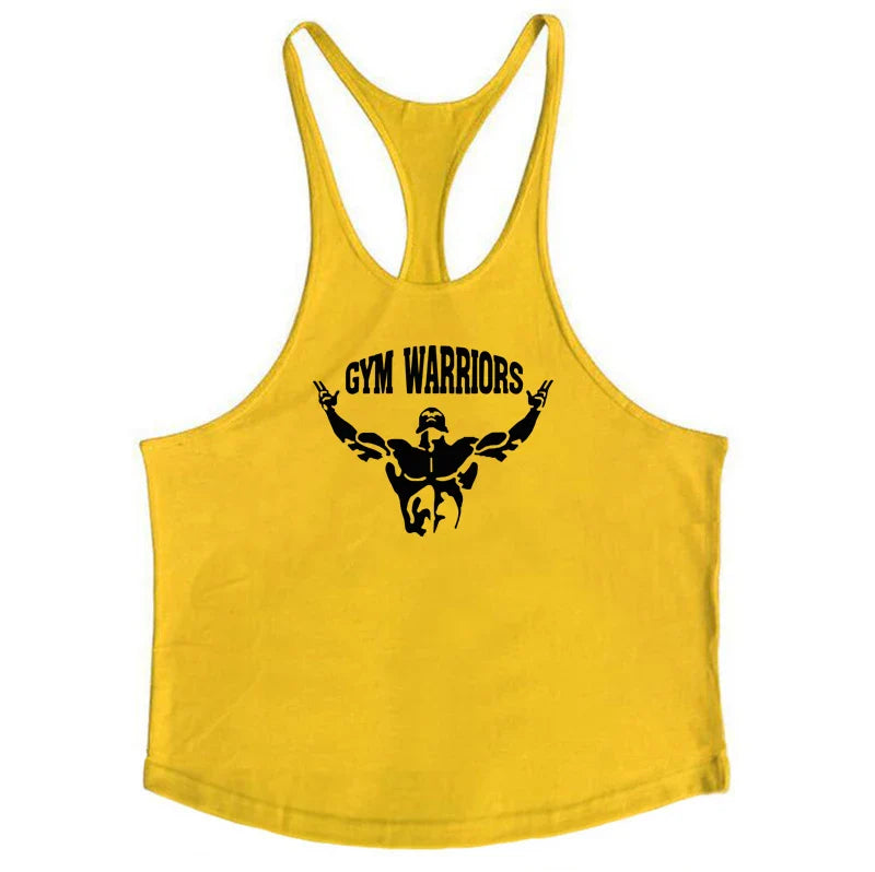 Camiseta Muscleguys sin mangas tipo tirantes finos para fitness