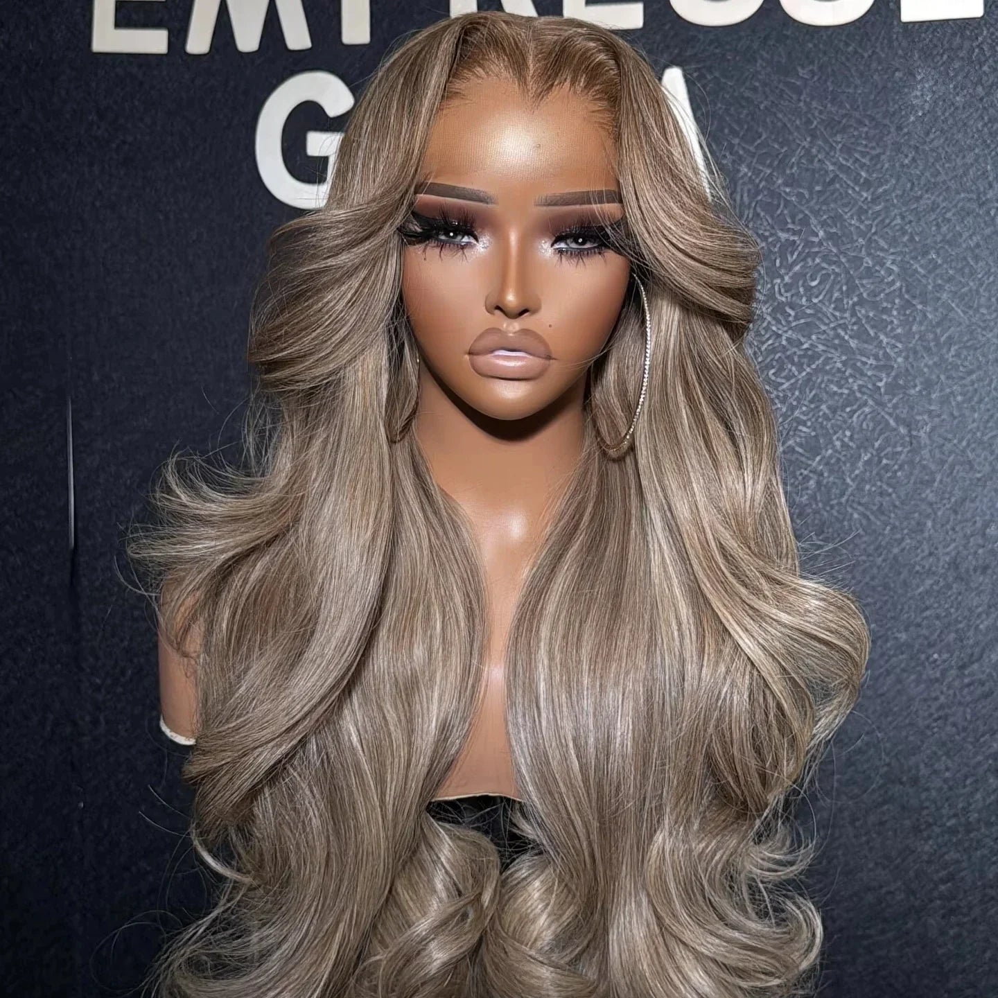 200Density Ash Blonde Balayage Luxury Wigs Raw Human Hair Glueless 13x6 13X4 for Swiss HD for Lace Frontal Wig Body Wave