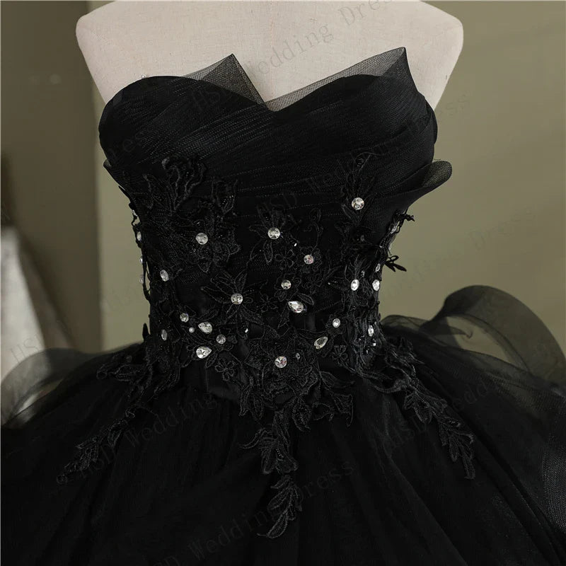 Vestidos de Quinceañera Fiesta de Gala Encaje Bordado Sin Tirantes Vestido de Fiesta Personalizado Vestido de Quinceañera Tallas Grandes Vestido de Quince Robe