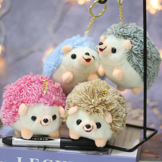 Llaveros de peluche de erizo