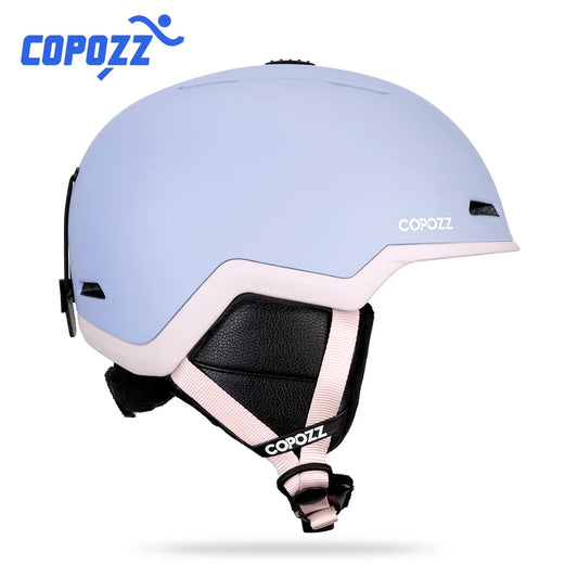 COPOZZ SafeSnow Half-Cover Ski Helmet