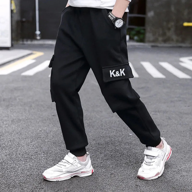 Stylish Kids' Cargo Pants for Spring & Autumn