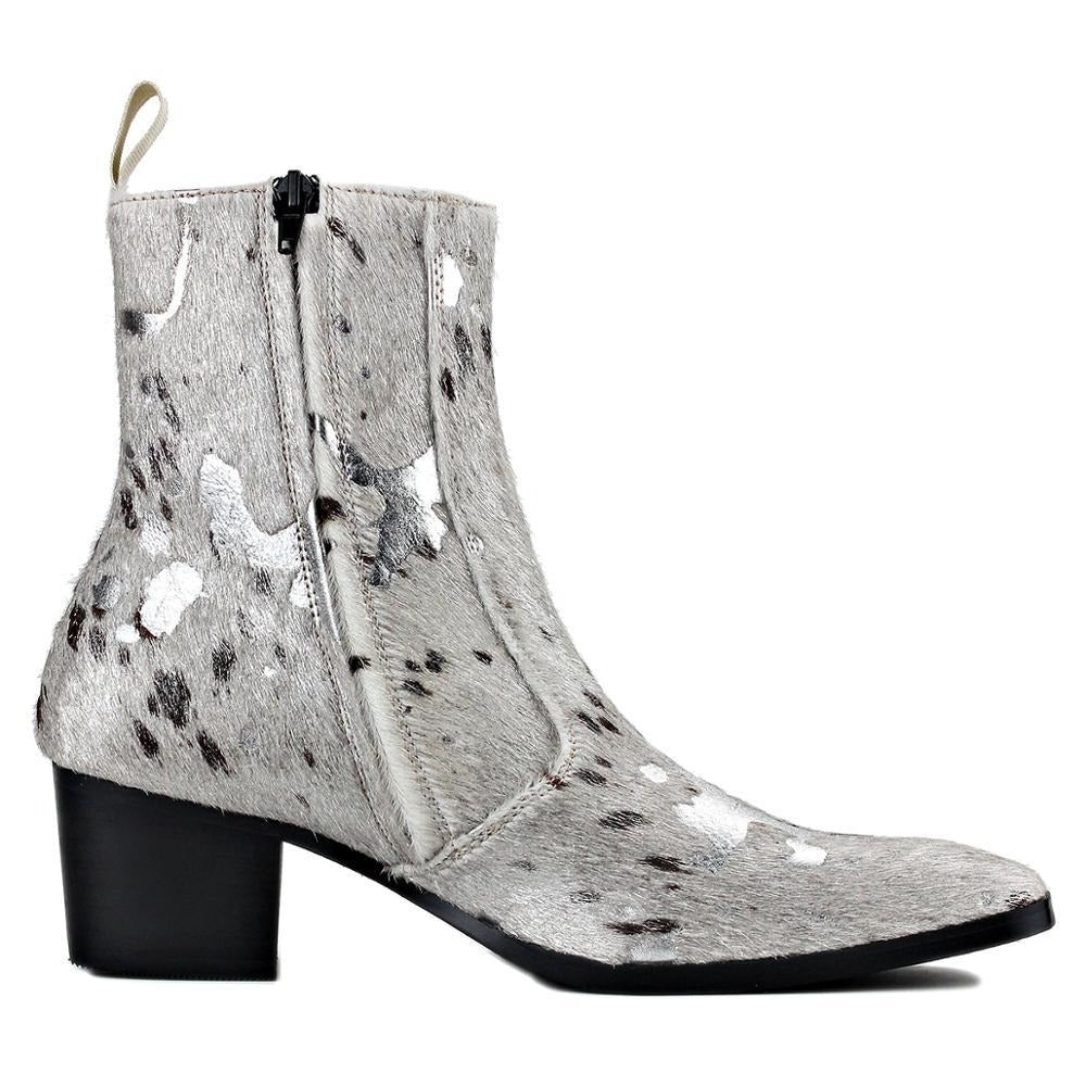 Botas Chelsea de piel con estampado de leopardo para un estilo cómodo